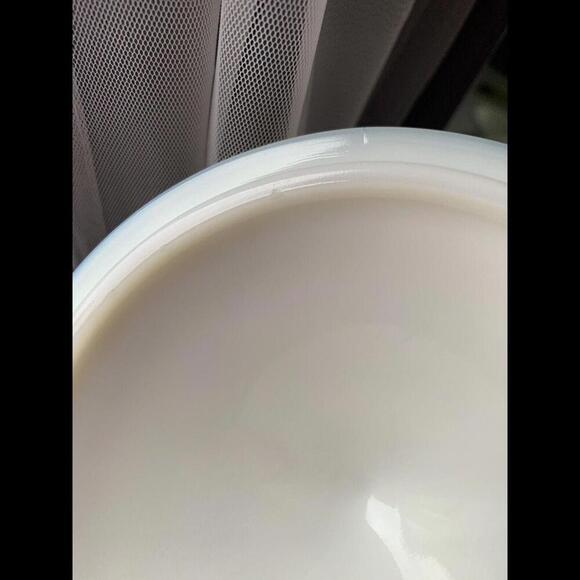 Vintage Westmoreland English Hobnail Sawtooth Milk Glass Compote Dish Lid - Picture 11 of 12